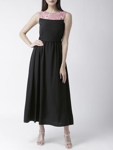 printed panel maxi dress - 15026120 - Very Small Image - 1