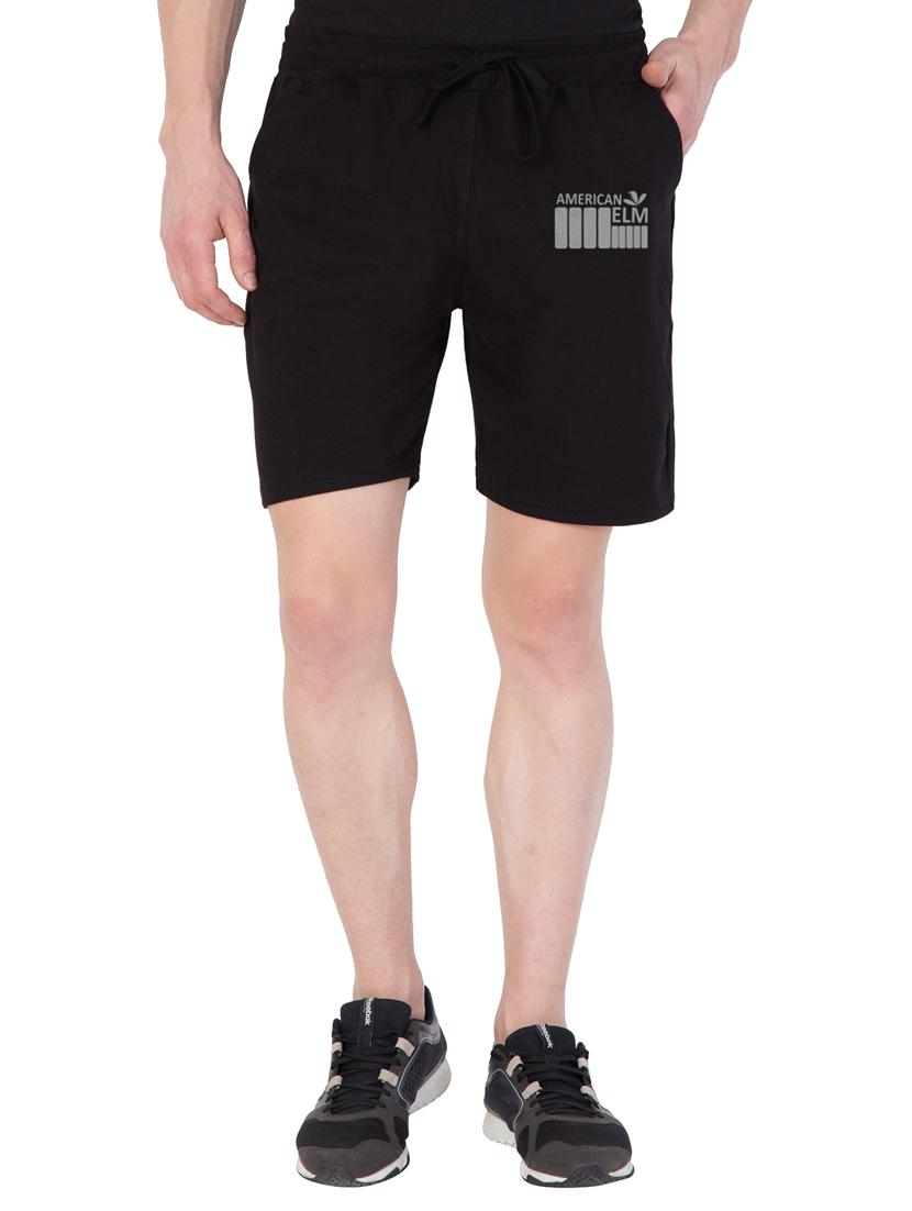 black cotton shorts - 15026211 - Zoom Image - 1