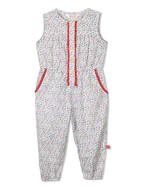 white cotton jumpsuit - 15026262 - Standard Image - 1