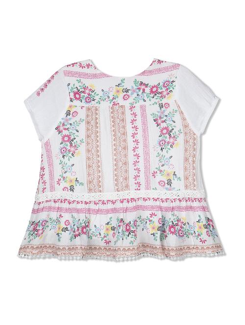 white rayon top - 15026365 - Standard Image - 1