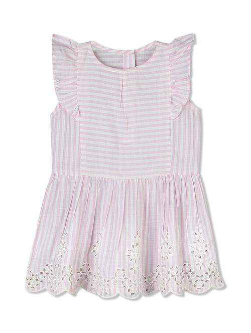 pink cotton frock - 15026471 - Standard Image - 1