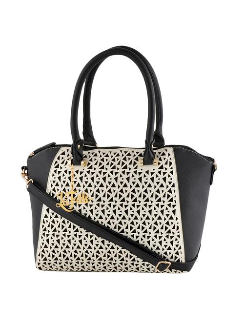black leatherette handbag - 15026486 - Standard Image - 1