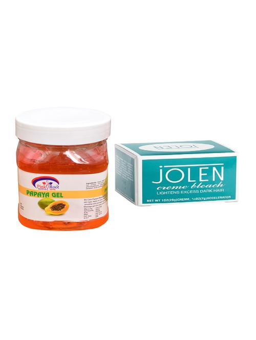 jolen creme bleach and pink root papaya gel 500ml - 15026512 - Standard Image - 1