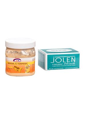 JOLEN Creme Bleach and Pink Root Sandal & Turmeric Mask 500ml - 15026513 - Standard Image - 1