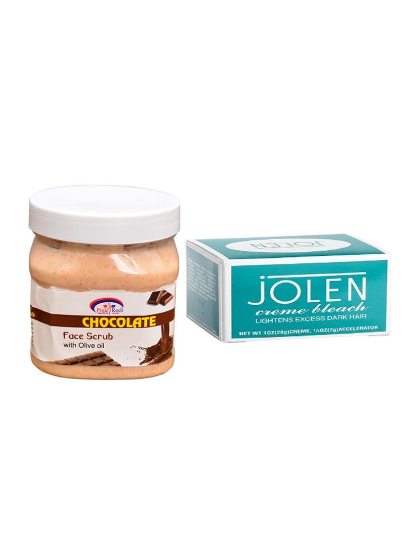 jolen creme bleach and pink root chocolate scrub 500ml - 15026518 - Zoom Image - 1