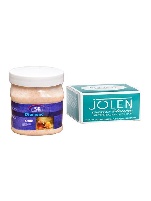 jolen creme bleach and pink root diamond scrub 500ml - 15026520 - Standard Image - 1