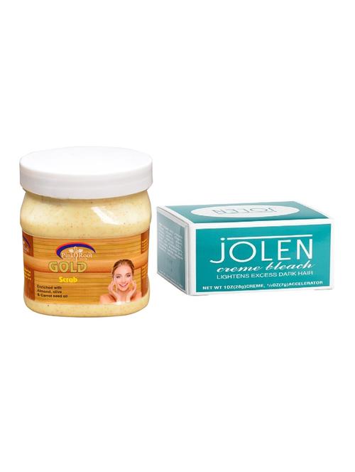jolen creme bleach and pink root gold scrub 500ml - 15026521 - Standard Image - 1