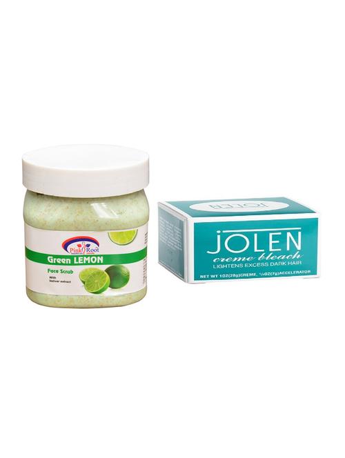 jolen creme bleach and pink root green lemon scrub 500ml - 15026522 - Standard Image - 1