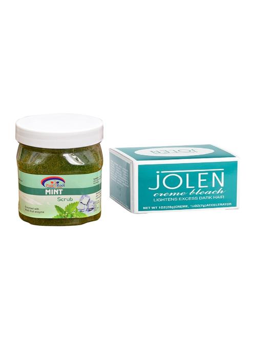 jolen creme bleach and pink root mint scrub 500ml - 15026523 - Standard Image - 1