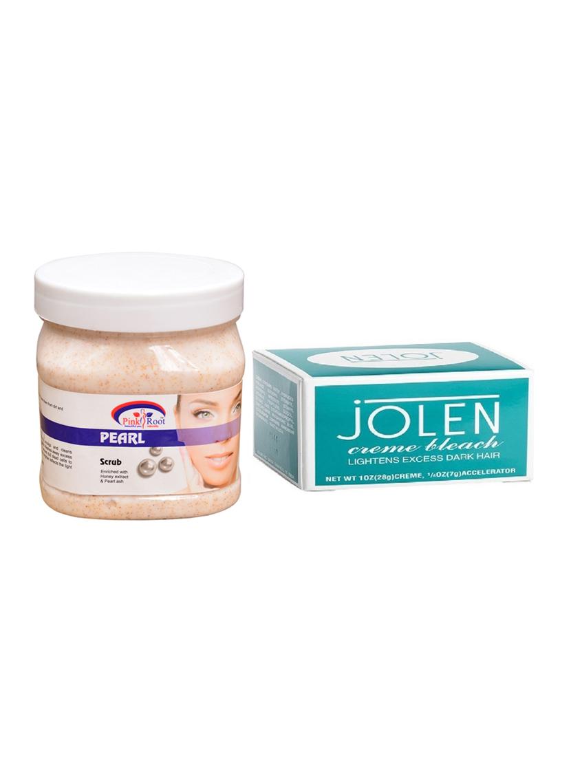 JOLEN Creme Bleach and Pink Root Pearl Scrub 500ml - 15026527 - Zoom Image - 1