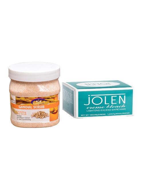 jolen creme bleach and pink root sandal scrub 500ml - 15026529 - Standard Image - 1