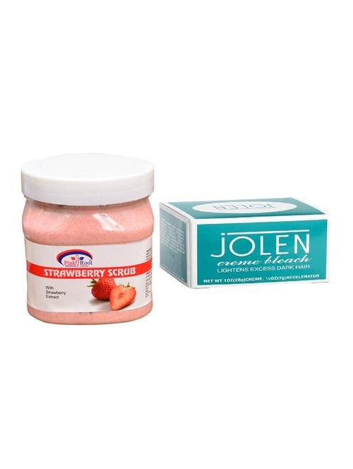 JOLEN Creme Bleach and Pink Root Strawberry Scrub 500ml - 15026530 - Standard Image - 1