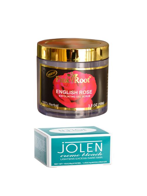 jolen creme bleach and pink root english rose 100gm - 15026540 - Standard Image - 1