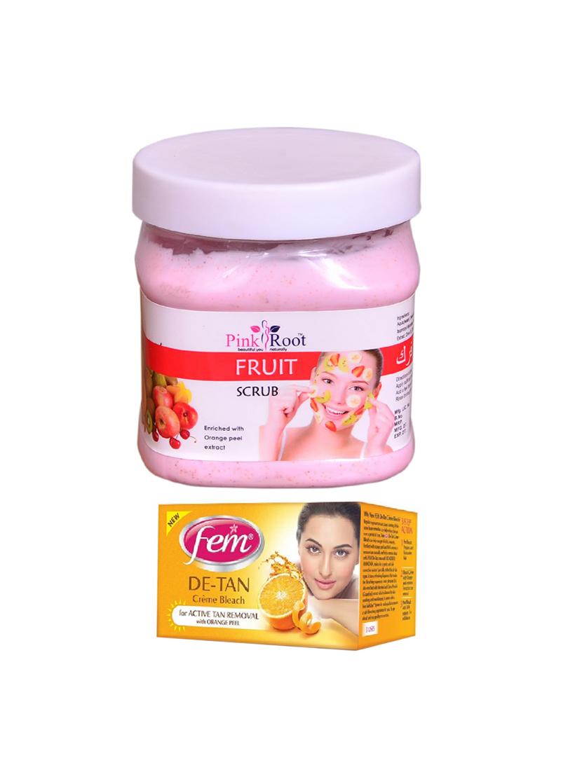 fem de-tan bleach, pink root fruit scrub 500ml - 15026549 - Zoom Image - 1