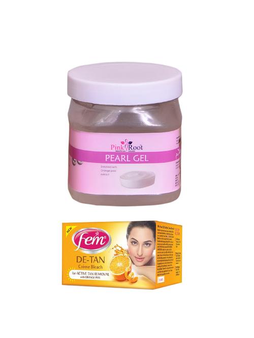 Fem De-Tan Bleach, Pink Root Pearl Gel 500ml - 15026551 - Standard Image - 1