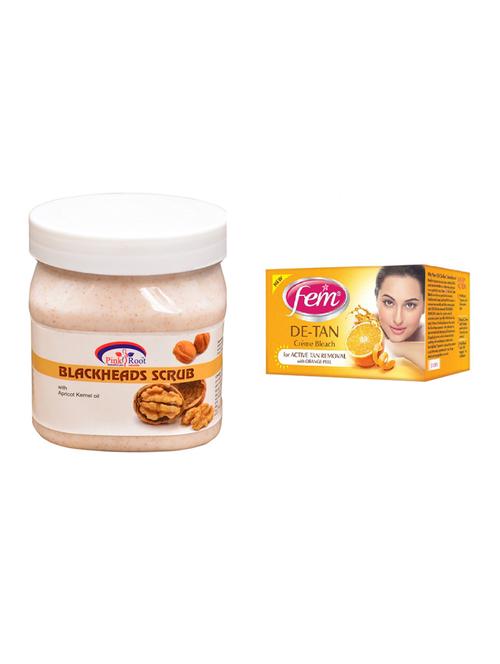 Fem De-Tan Bleach, Pink Root Bleackheads Scrub 500ml - 15026565 - Standard Image - 1