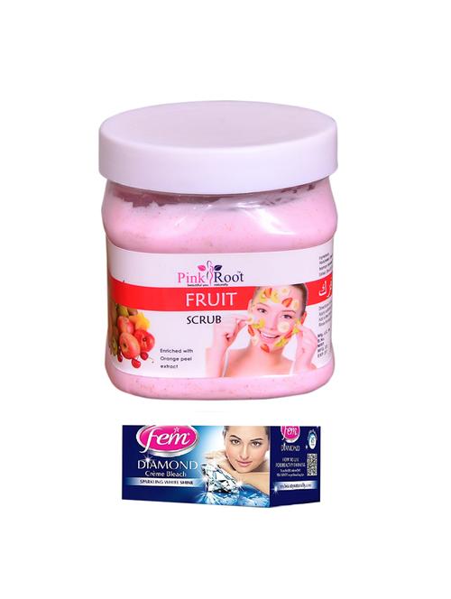 Fem Diamond Bleach, Pink Root Fruit Scrub 500ml - 15026582 - Standard Image - 1