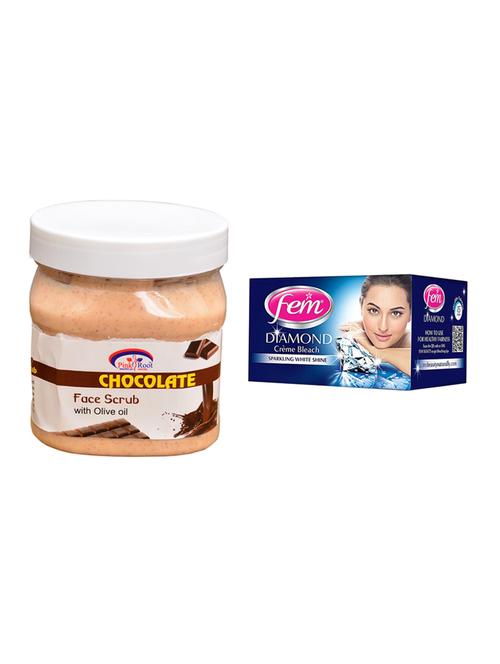 Fem Diamond Bleach, Pink Root Chocolate Scrub 500ml - 15026599 - Standard Image - 1