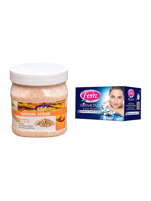 Fem Diamond Bleach, Pink Root Sandal Scrub 500ml - 15026610 - Standard Image - 1