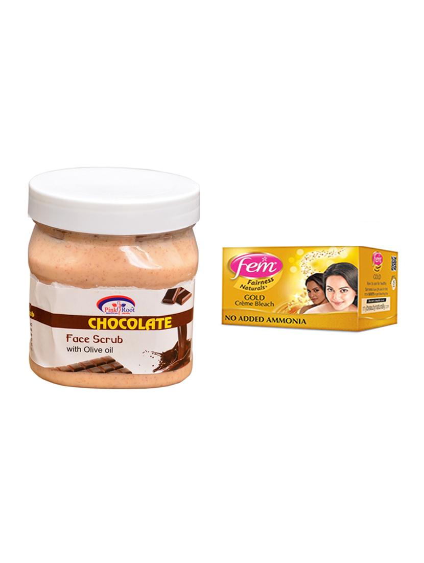 fem gold bleach, pink root chocolate scrub 500ml - 15026632 - Zoom Image - 1