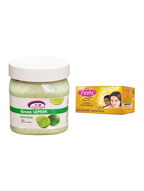 fem gold bleach, pink root green lemon scrub 500ml - 15026636 - Standard Image - 1