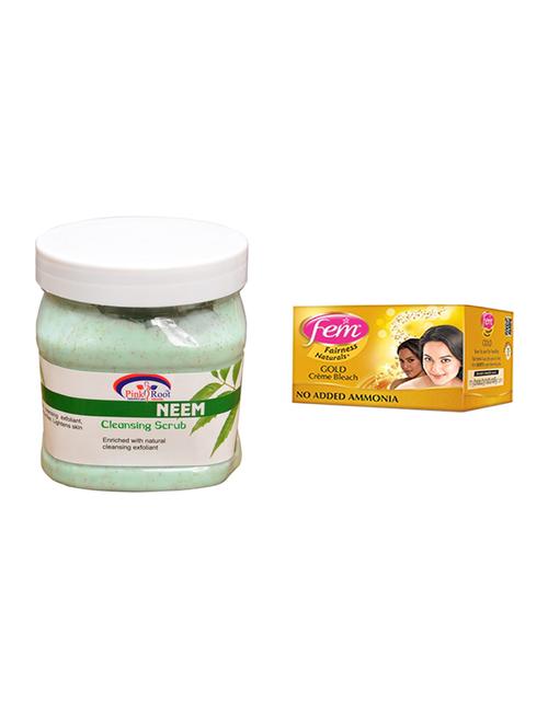 fem gold bleach, pink root neem scrub 500ml - 15026638 - Standard Image - 1