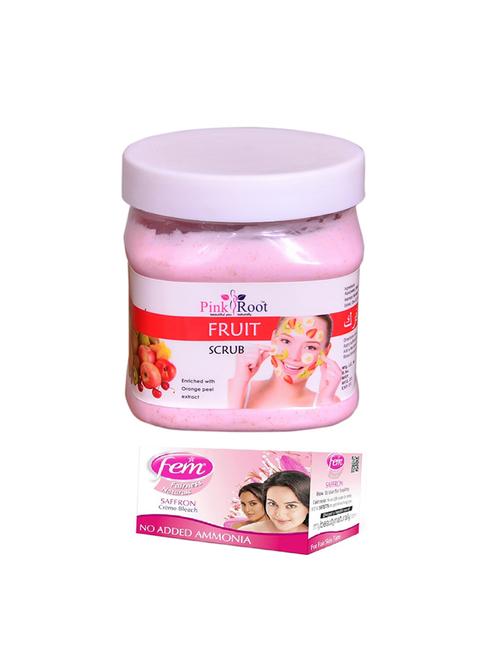 Fem Saffron Bleach, Pink Root Fruit Scrub 500ml - 15026648 - Standard Image - 1
