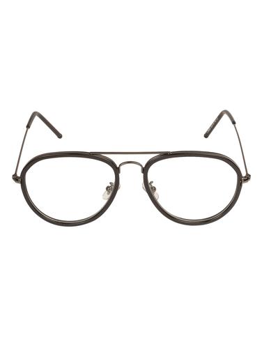 VESPL Black Full Rim Aviator Anti-Reflective Coating Medium (Size-52) Frame - S-0061 - 15026937 - Very Small Image - 1