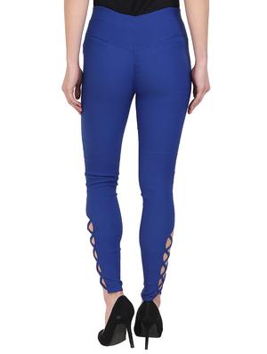 blue cotton jeggings - 15027544 - Standard Image - 3