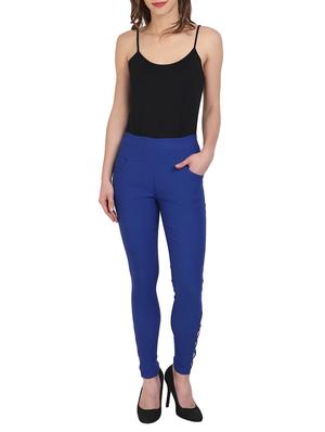 blue cotton jeggings - 15027544 - Standard Image - 4