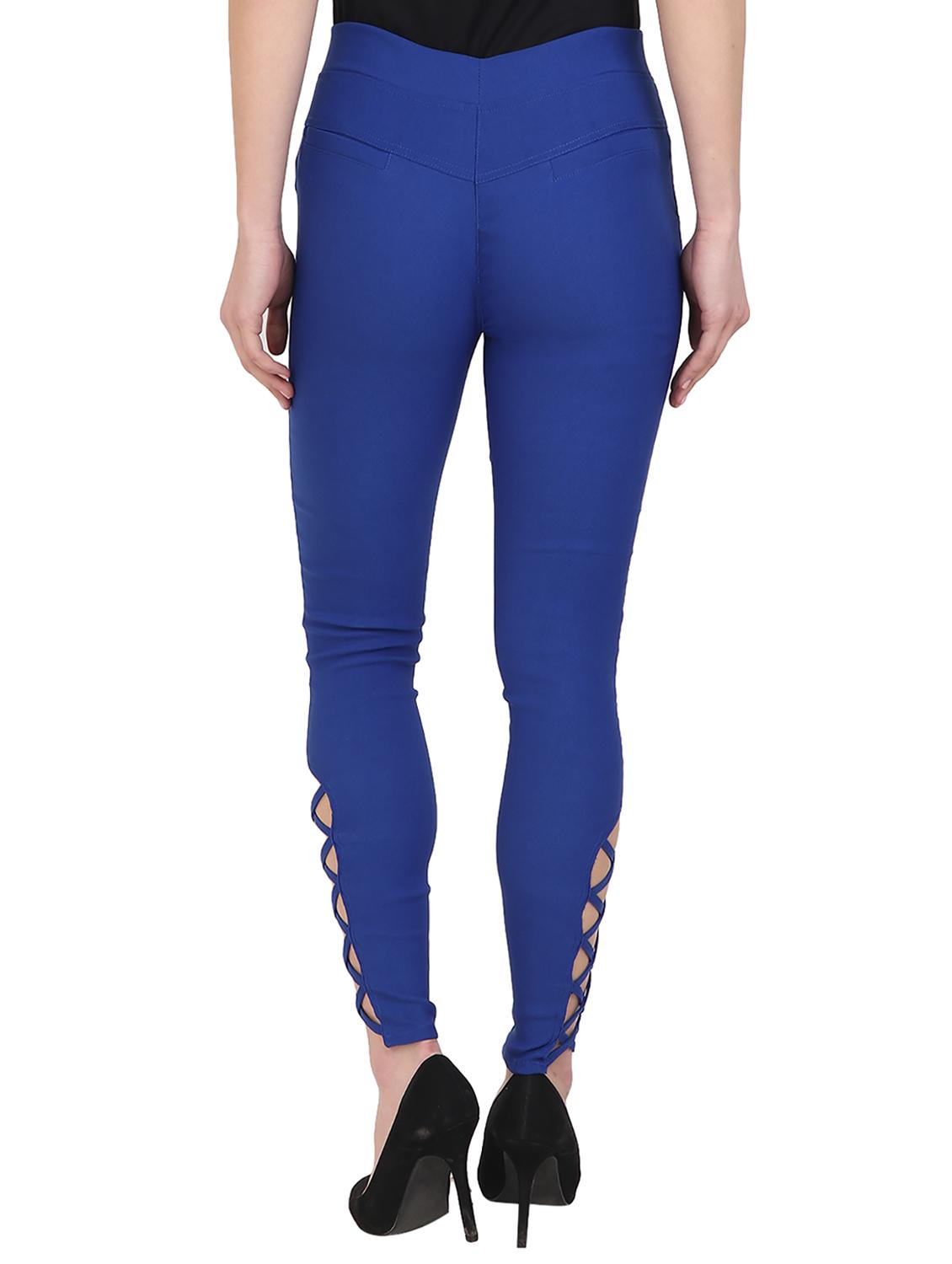 blue cotton jeggings - 15027544 - Zoom Image - 3