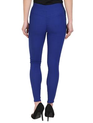 blue cotton jeggings - 15027545 - Standard Image - 3