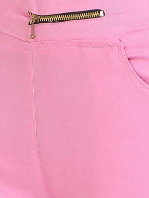 pink cotton jeggings - 15027551 - Standard Image - 5