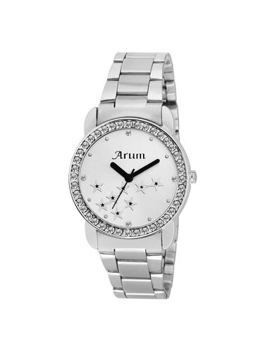 Arum Silver Round Dial Wrist Watch for Women's - 15027611 - Very Small Image - 1