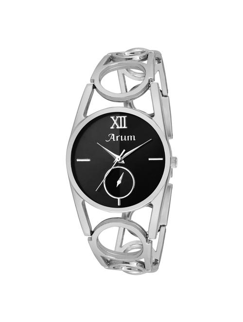 Arum Black Round Dial Analogue Watch for Women's - 15027615 - Standard Image - 1