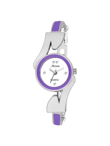Arum White Round Dial Wrist Watch for Women's - 15027617 - Very Small Image - 1