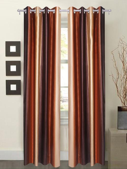 Eyelet Polyester Long Door Curtain - Pack of 32 - 15027992 - Very Small Image - 1