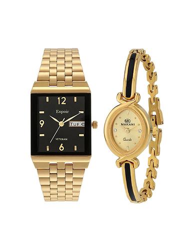 Espoir Analogue Multicolor Dial couple Combo Watch 1918 Sakshi - 15028256 - Very Small Image - 1