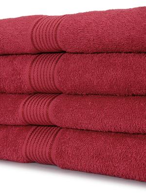 100% cotton bath towel set of 4 - 15028288 - Standard Image - 4