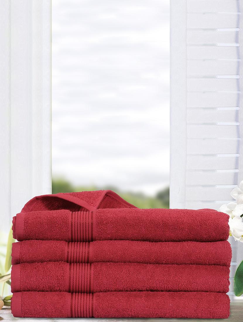 100% cotton bath towel set of 4 - 15028288 - Zoom Image - 1