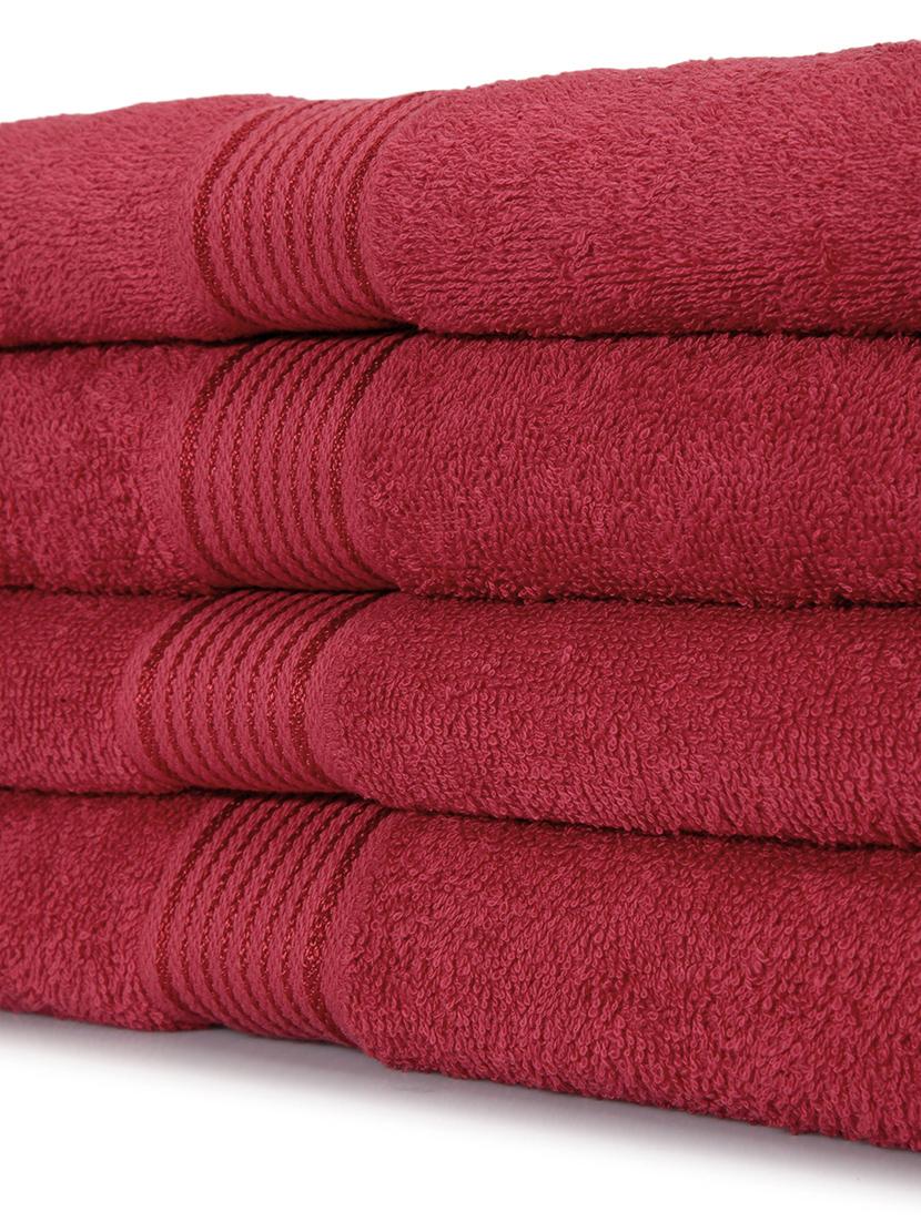 100% cotton bath towel set of 4 - 15028288 - Zoom Image - 4