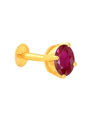 gold metal studs earring - 15028305 - Standard Image - 2
