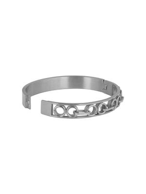 silver metal bracelet - 15028313 - Standard Image - 4