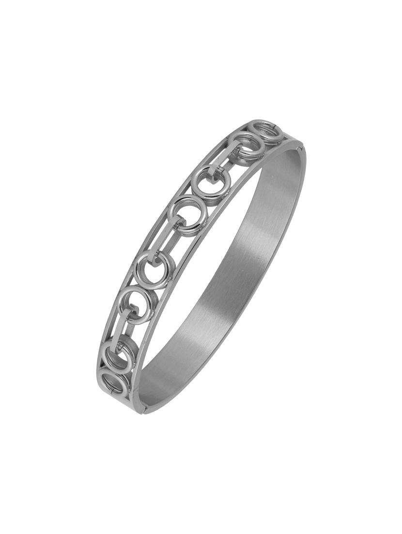 silver metal bracelet - 15028313 - Zoom Image - 2