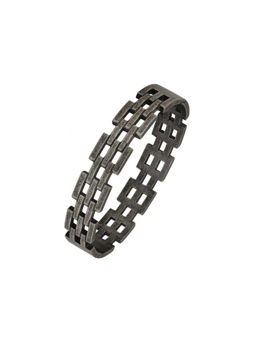 black metal bracelet - 15028316 - Zoom Image - 3
