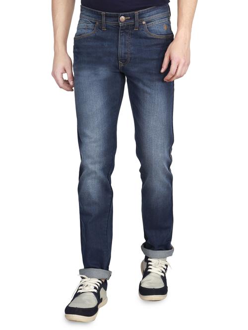 blue denim washed jeans - 15028674 - Standard Image - 1