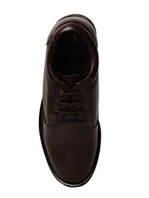 brown faux leather derby - 15028949 - Standard Image - 4