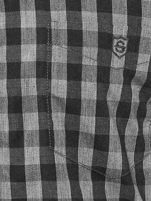 black cotton casual shirt - 15029001 - Standard Image - 4