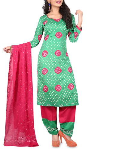 Blue salwar suit unstitched suit - 15029030 - Very Small Image - 1