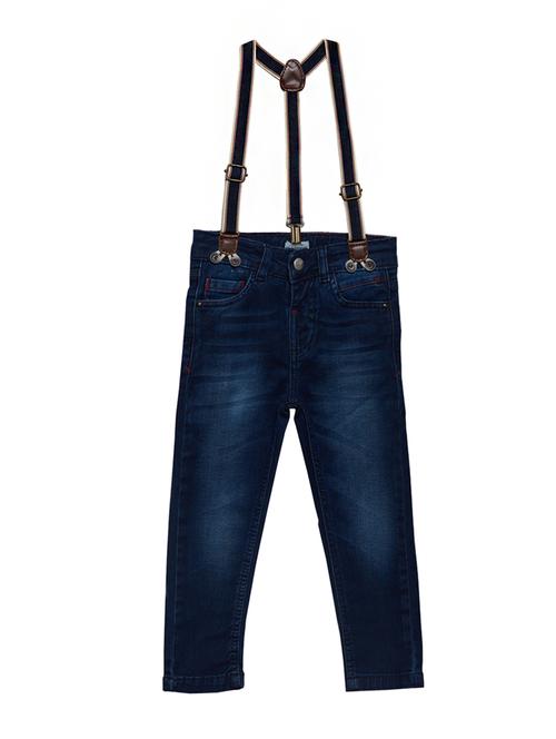 dark blue denim washed jeans - 15029408 - Standard Image - 1